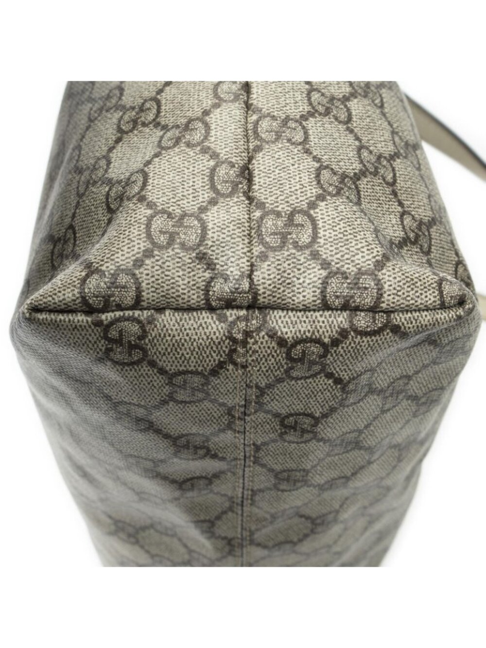 Gucci Large Zip Tote Beige Ivory Supreme Canvas - Picture 8 of 10